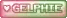 Heart Gelphie Pink Green Shiny Button