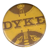 Yellow DYKE Pin
