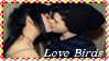 Lesbian Love Birds Stamp Lesbian Love Birds Stamp