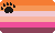 Lesbian Bear/Lesbear pride flag