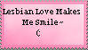 Lesbian Love Stamp Lesbian Love Stamp