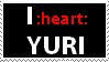 I :heart: yuri stamp I :heart: yuri stamp