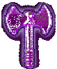 Purple Labrys Axe
