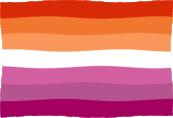 Wiggling Lesbian Flag Wiggling Lesbian Flag