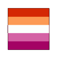 Lesbian Flag Cube Lesbian Flag Cube