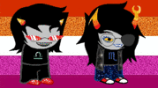 Vrisrezi Glitter Lesbian Flag GIF