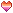 Lesbian Pride Heart Pixel With White Outline