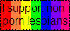 Non-porn lesbians