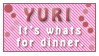 Yuri: Dinner