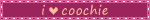 I Heart Coochie Pink Blinkie I Heart Coochie Pink Blinkie