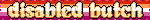 Disabled Butch Lesbian Flag Blinkie