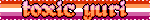 Toxic Yuri Lesbian Flag Blinkie