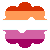 Lesbian Pride Badge Checkmark