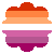 Sunset Lesbian Pride Badge
