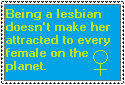 Being a Lesbian Stamp Being a Lesbian Stamp