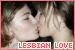 LESBIAN LOVE Women Kissing 75x50