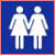 Female Symbols Holding Hands 50x50