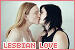 LESBIAN LOVE Women Kissing 75x50
