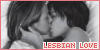 LESBIAN LOVE Women Kissing 100x50