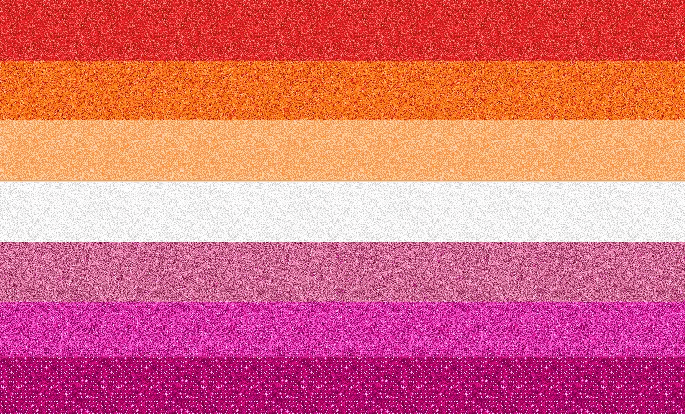 Glitter Lesbian Flag Glitter Lesbian Flag