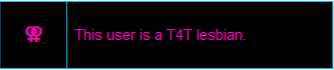 T4T Lesbian Userbox T4T Lesbian Userbox