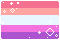 Shiny Lesbian Flag Pixel