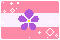 Shiny Sapphic Flag Pixel