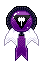 Labrys Lesbian Orientation Ribbon Pixel