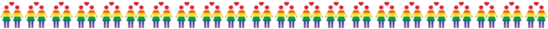 Rainbow Women Symbols In Love Holding Hands Divider Rainbow Women Symbols In Love Holding Hands Divider