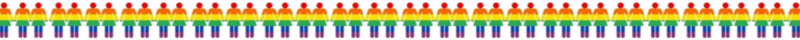 Rainbow Women Symbols In Holding Hands Divider Rainbow Women Symbols In Holding Hands Divider