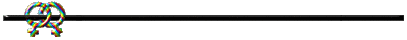 Colorful Double Venus Symbol On Black Line Divider