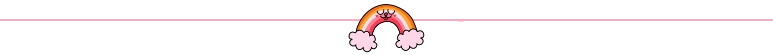 Lesbian Happy Rainbow Divider