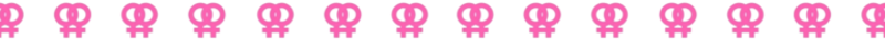 Pink Double Venus Symbol Divider Pink Double Venus Symbol Divider