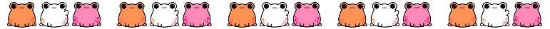 Lesbian Frogs Divider Lesbian Frogs Divider