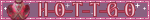 pink sparkle blinkie with alternating text &quot;H-O-T-T-O-G-O you can take me hot to go!&quot;