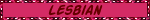 LESBIAN Magenta Blinkie