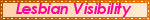 Lesbian Visibility Peach and Orange Blinkie Lesbian Visibility Peach and Orange Blinkie