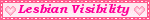 Lesbian Visibility Pink Heart Blinkie Lesbian Visibility Pink Heart Blinkie
