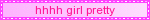 hhhh girl pretty Pink Blinkie hhhh girl pretty Pink Blinkie