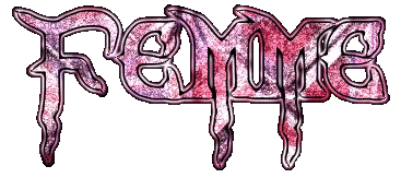 FEMME Pink And Purple Revamped Glitter Text FEMME Pink And Purple Revamped Glitter Text