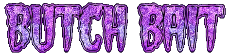 BUTCH BAIT Nosferatu Glitter Text BUTCH BAIT Nosferatu Glitter Text