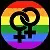 Rainbow Double Venus Pride Icon 50x50 Rainbow Double Venus Pride Icon 50x50