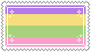 Pastel Alternate Lesbian Flag Stamp Pastel Alternate Lesbian Flag Stamp
