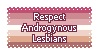 Respect Androgynous Lesbians Stamp Respect Androgynous Lesbians Stamp