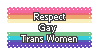 Respect Gay Trans Women Stamp Respect Gay Trans Women Stamp