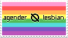agender lesbian stamp agender lesbian stamp