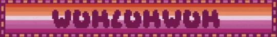 WUHLUHWUH Lesbian Flag Large Blinkie WUHLUHWUH Lesbian Flag Large Blinkie