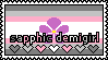 Sapphic Demigirl Stamp Sapphic Demigirl Stamp