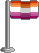 Lesbian Pixel Flag (New Flag Design) Lesbian Pixel Flag (New Flag Design)
