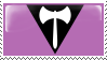 Lesbian Labrys Flag Stamp - Base Lesbian Labrys Flag Stamp - Base